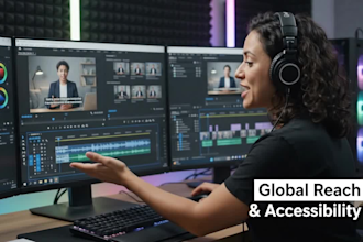 create accurate english subtitles, srt captions for videos