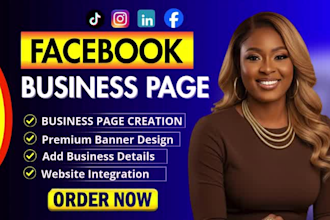 create and setup facebook business page
