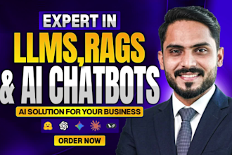 build custom ai chatbots, gpt, rag, llm agents, ai voice bot
