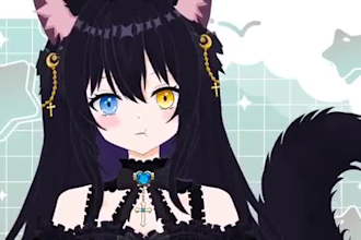 2d vtuber live2d rigging png vtuber female vtuber vtube studio