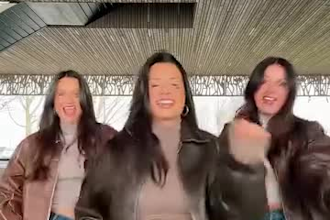 do viral tiktok dance video, group dance, tik tok choreography dancer