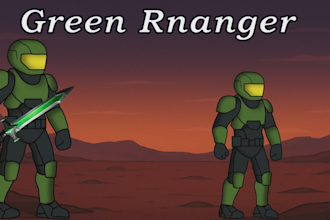 create unique 2d character designs and animated sprite