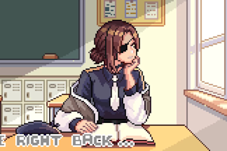 make screen stream pixel art animation