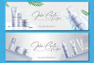 design website banner, web slider, and shopify banner