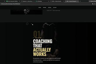 build a fast responsive landing page for your business