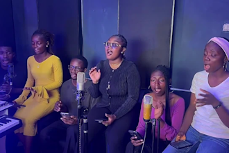 sing afrobeat background vocals, record rnb choir harmony