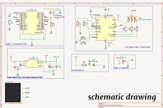 do custom pcb design, schematics, and 3d hardware development