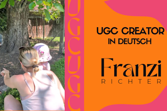 create natural ugc videos in german