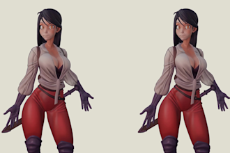 convert 2d image to 3d toy, figurines, anime character stl files, picture to 3d