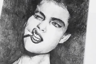 create a realistic hand drawn graphite portrait from your photo