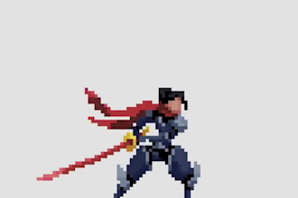 do pixel art character design, pixel animation pixel sprite sheet