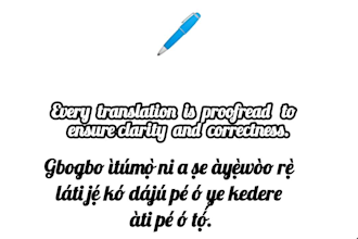 translate english to yoruba and vise versa