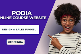 podia website online course website for kajabi thinkific teachable podia website