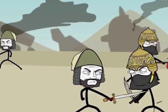 create custom 2d stick figure animation stickman video stickman animation