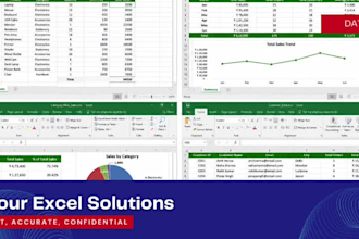 do expert data entry, data cleaning, and excel data analysis