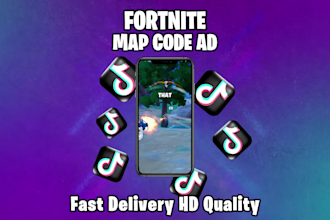 make you a tiktok video ad for your fortnite map