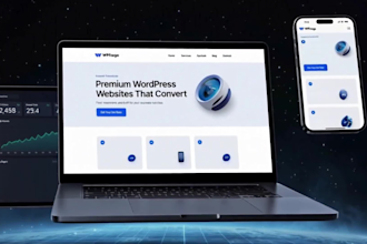 be your wordpress developer for a fast, mobile ready website