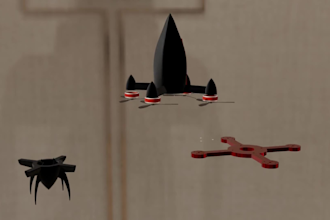 develop setup drone, vtol, and ugv with payloads and sensors