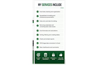 clean, format and organize your excel spreadsheet