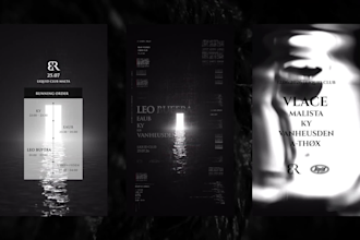 do a 3d animated poster in a techno, hardtechno, rave style