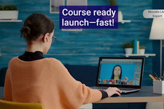 upload, design and format moodle lms courses using ai