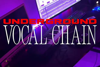 make you a custom underground vocal chain preset