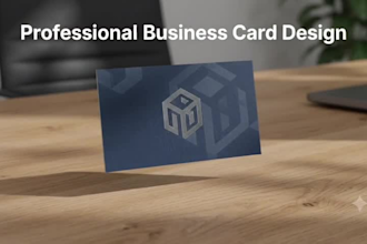 design professional buisness card, visiting card