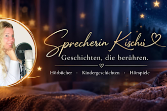 ill narrate your audiobook in german female voice