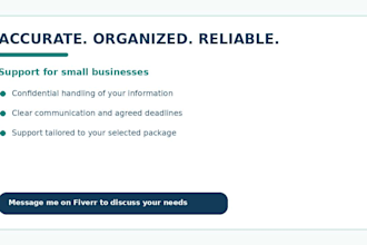 do accounting, data entry, invoicing and reconcilation