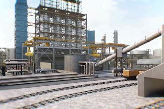 create 3d oil refinery process animation for oil and gas projects