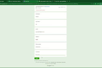 automate google form to sheets and auto email