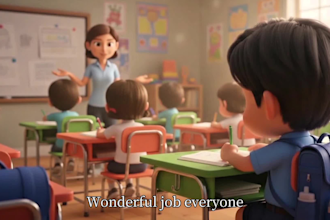 create ai 3d animation videos, 3d cartoon animations and ai kids story video