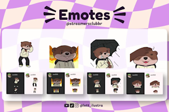 create custom emotes twitch, discord  and animated emotes