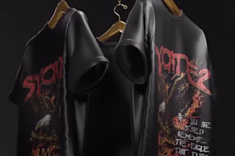 create custom animated 3d mockups t shirt and clothing designs