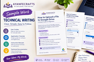 write clear user guides and documentation
