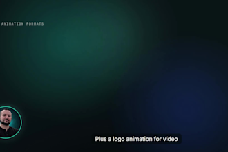 design a premium logo with motion animation for your brand