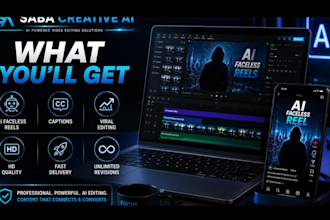 create ai faceless reels for facebook, instagram and tiktok