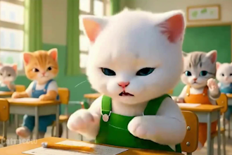 create ai animated educational videos for kids to earn 5k euro monthly