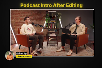 do professional podcast video editing
