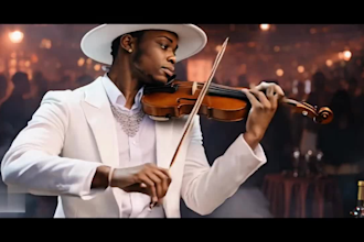 create stunning ai music video, ai rap , animation video, k pop music, hip hop