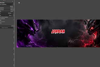 create stunning gaming and streaming banners for youtube and kick