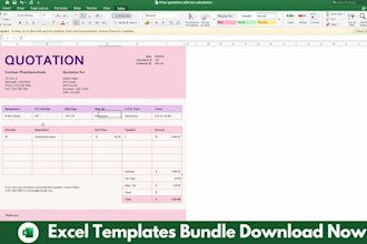 provide you 1000 excel templates bundle ready to use