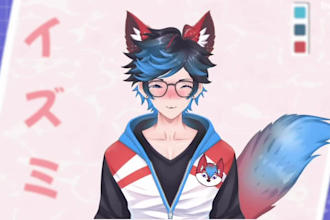 create a custom vtuber model, live2d vtuber, live2d rigging