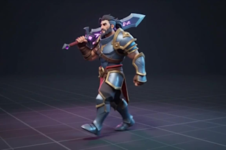 rig and animate 3d game characters for unreal engine or unity creation