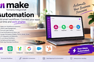 build make com automation workflows API integrations and webhooks