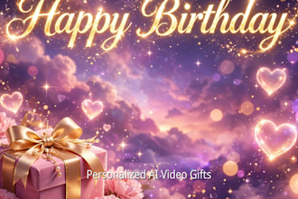 create a personalized ai birthday video gift for her