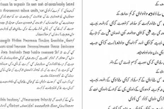 translate english to urdu documents