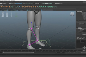 rig your 3d character in maya for animation and games