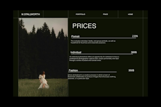 build wix photography, portfolio website wix website design and redesign