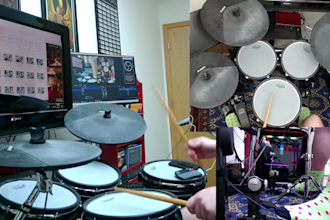 give you 1 on 1 online drum lessons